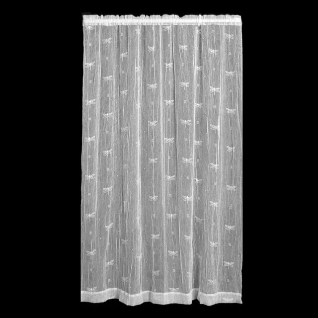 Heritage Lace Dragonfly Curtain Panel - Modern - Curtains - by Hayneedle