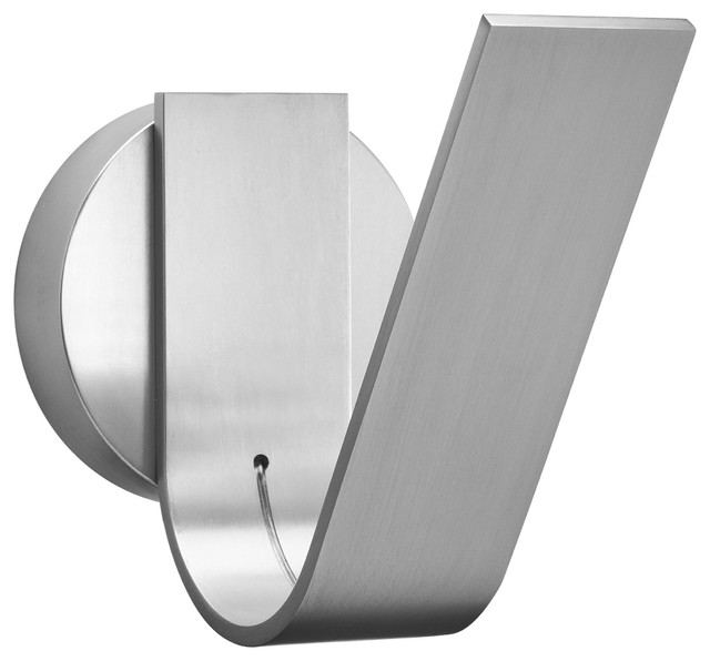 Elan 83099 Brushed Aluminum Follen 1 Light LED Wall Sconce in Brushed Aluminum - Modern - Wall ...