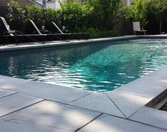 black vinyl pool liner