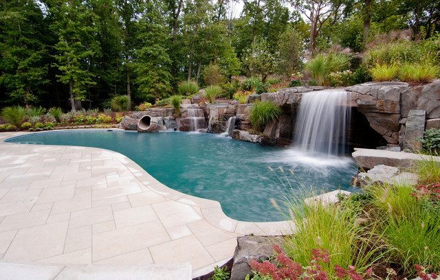  Waterfall Designs-Saddle River NJ–Swimming Pools NJ tropical-pool
