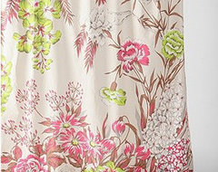 Neon Flower Shower Curtain eclectic-shower-curtains