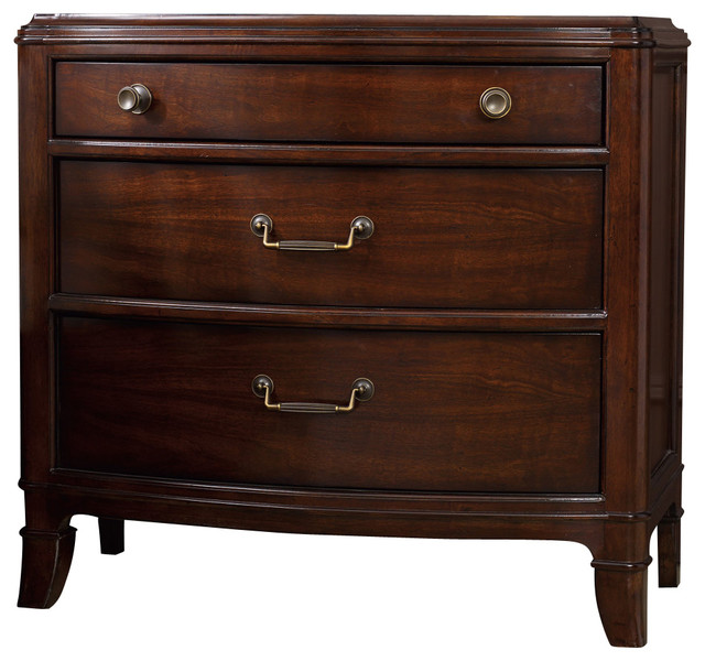 Hooker Furniture Palisade Three Drawer Nightstand Traditional