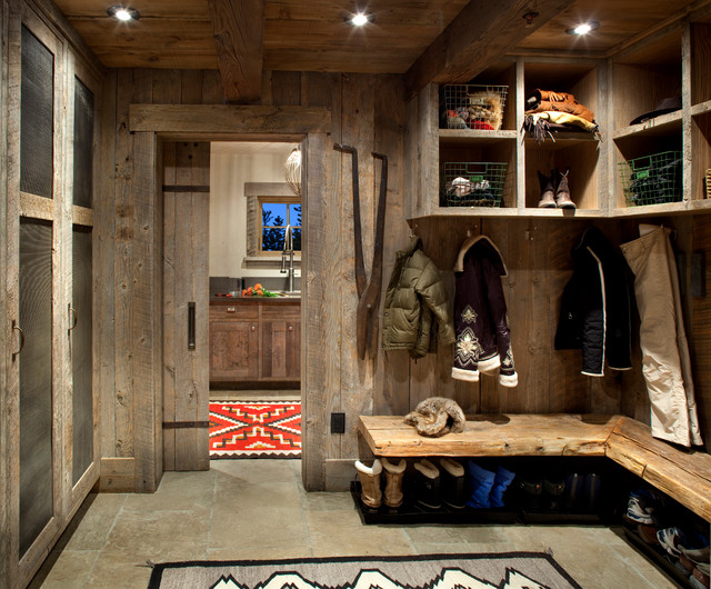 Mudroom/Laundry Room - Rustic - Entry - other metro - by Peace Design