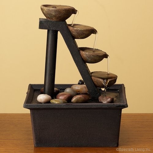 four tiered step tabletop fountain asian indoor four tiered step tabletop fountain asian indoor