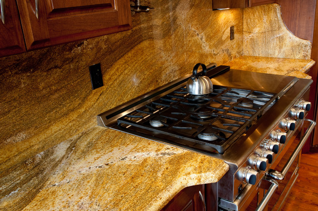 Juperana Copper Granite Modern Kitchen Countertops Dc Metro By Granite Grannies 2827