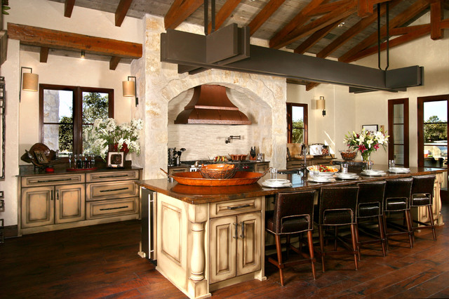 Eclectic Spanish Style Lake House