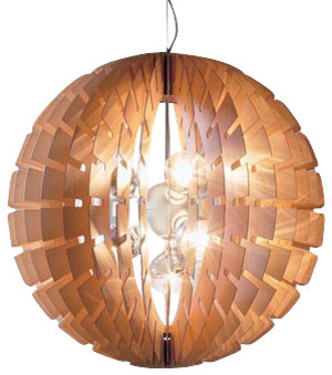 B.Lux - Helios Wood Pendant Lamp - modern - pendant lighting - by ...