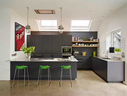 {Contemporary Kitchen by London Kitchen & Bath Designers Roundhouse}