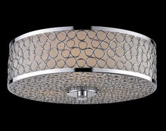 Z-Lite Synergy Two-Light Flush Mount contemporary ceiling lighting