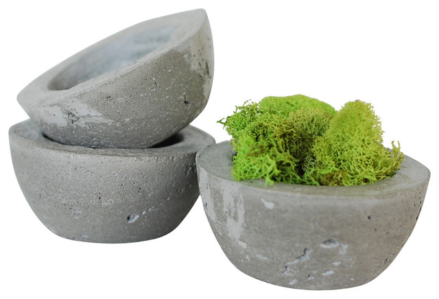 Decorative Concrete Planters concrete decorative bowls planters set of 3 industrial Decorative Concrete Planters concrete decorative bowls planters set of 3 industrial