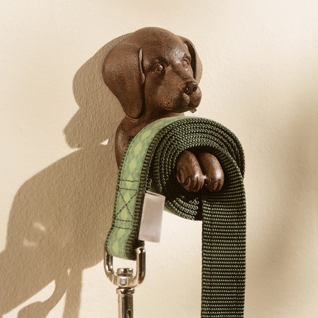 Dog Leash Holder Eclectic Dog Supplies atlanta by Iron Accents