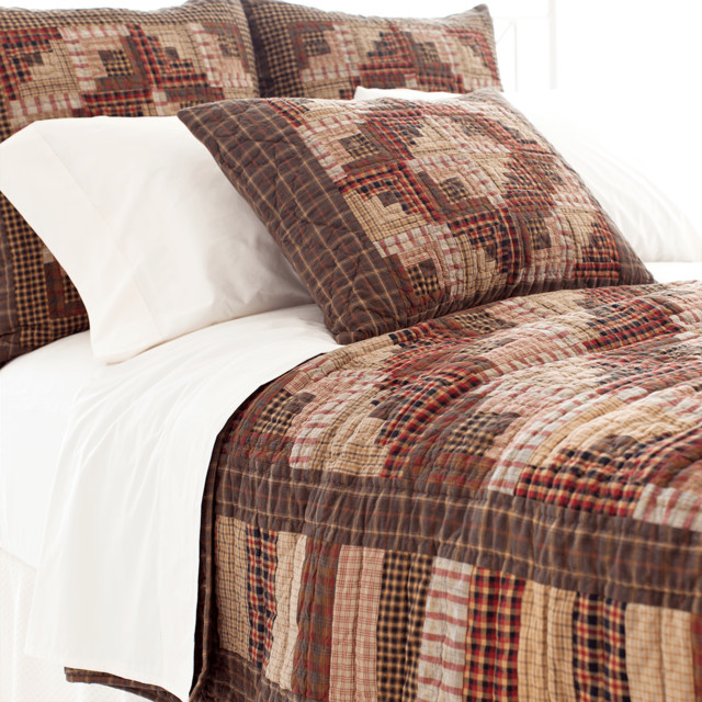 Pine Cone Hill Wrangler Quilt Contemporary Quilts by Pure Home