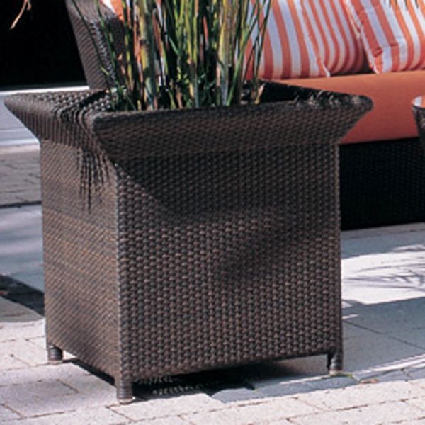 Wicker Outdoor Planter Outdoor Pots And Planters chicago by Home