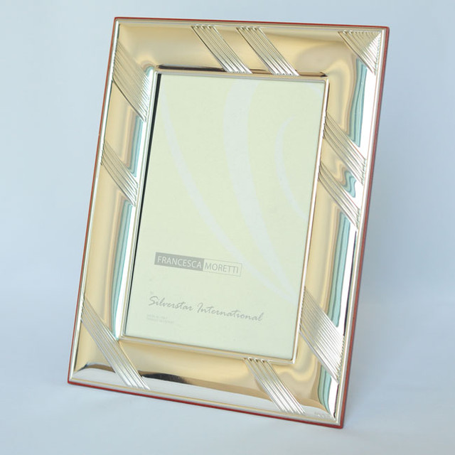 Francesco Morsetti Sterling Silver 5x7inch Picture Frame Traditional