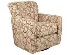Contemporary Virginia Beach Swivel Occasional Chair contemporary armchairs