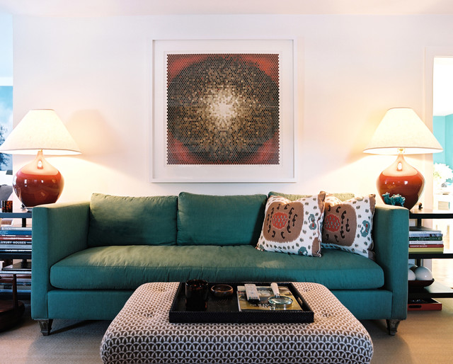 eclectic living room by TILTON FENWICK