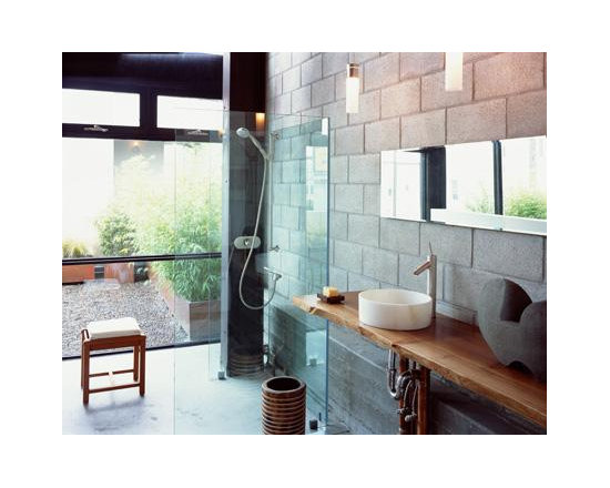 Remodeling Bathroom Ideas on Concrete Block Wall Design Ideas  Pictures  Remodel  And Decor