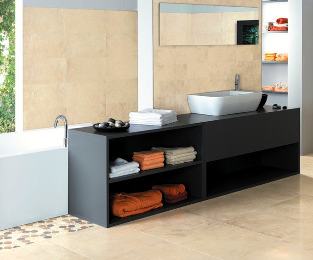 Various Tile and Stone Installations contemporary-bathroom