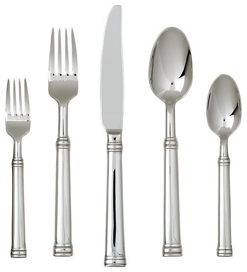 Tuscany 20Piece Flatware Set Contemporary Flatware And Silverware