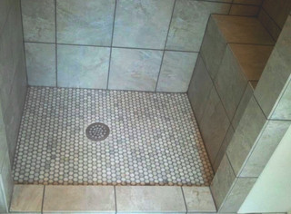 Penny Round Shower Floor