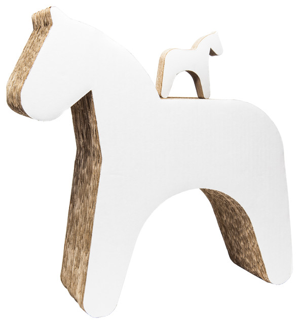 Trojan Horse / Stool Cardboard Toy - Contemporary - Kids Toys And 