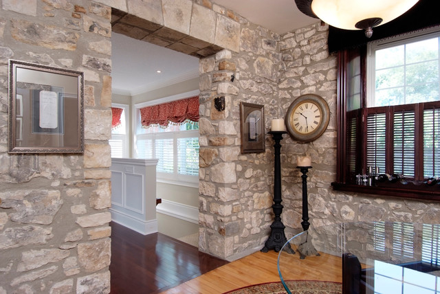 Stone Home Addition traditional