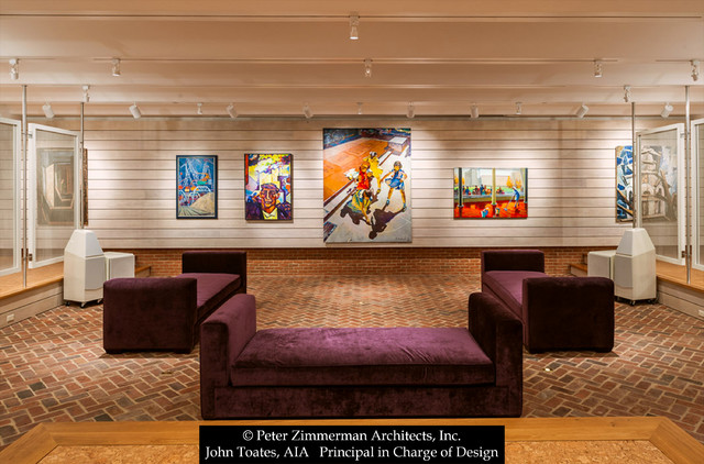 Private Art Gallery contemporary-home-theater