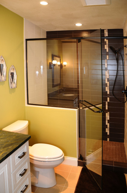Bathroom with Walk-in Shower contemporary-bathroom