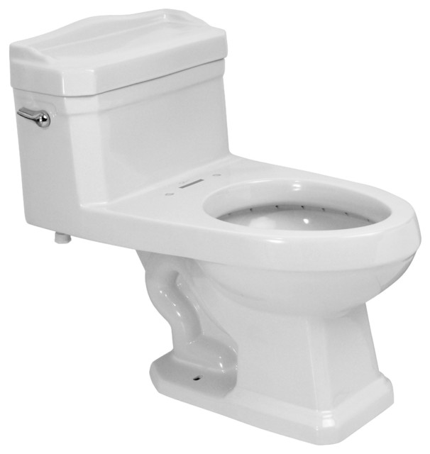 Foremost TL1940EW Series 1940 Elongated OnePiece Toilet Less Seat in