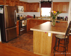 Shaped Kitchen Designs  Island on What Type Of Island Will Fit Into This L Shaped Kitchen    Houzz