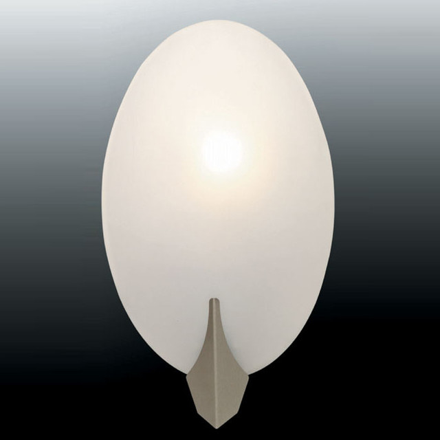 Wall Sconce - Frost Glass Shade - Traditional - Wall Lighting - by Modern Furniture Warehouse