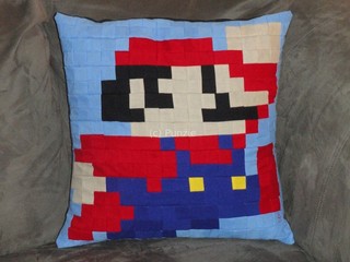 mario star pillow