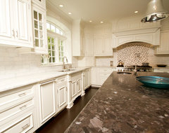 South Glastonbury Residence traditional kitchen