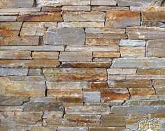Honey Ledge Stone™ - stacked stone veneer modern