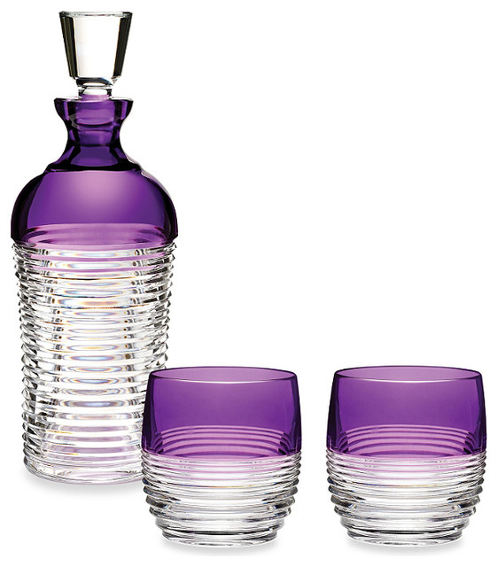 Waterford Mixology Circon Purple Decanter Contemporary Decanters
