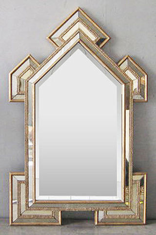 Art Deco Cathedral Mirror - modern - mirrors - by Glam Furniture