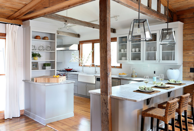 Amy Trowman Design - Beach Houses - beach style - kitchen 