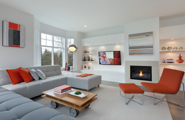 Roxton - contemporary - living room - vancouver - by Portico ...
