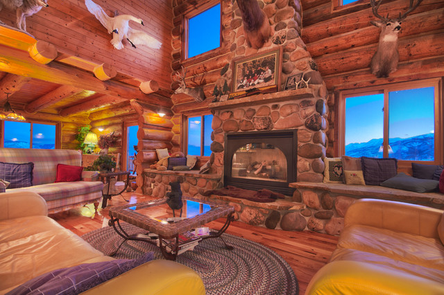 250 Big Matterhorn, Midway, Utah rustic-living-room