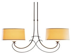 Almost Infinity Duet Two Light Suspension by Hubbardton Forge ceiling lighting