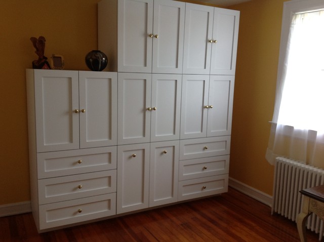 Custom Wall Units - Traditional - Bedroom - new york - by CLEARY ...