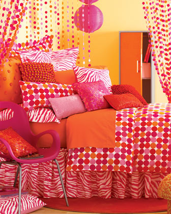 Bright Orange Bedding