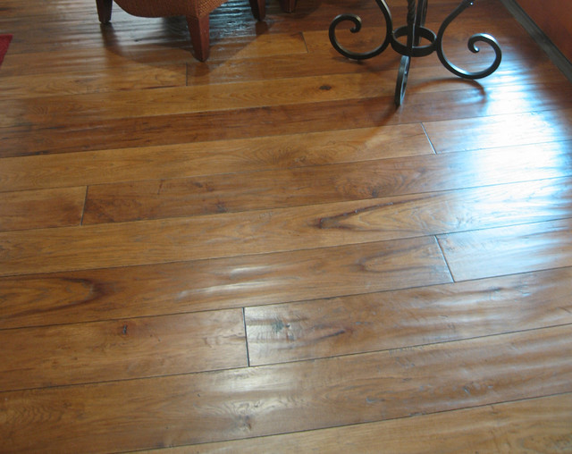 Hand-scraped Rustic Hickory - Traditional - Flooring - los angeles - by