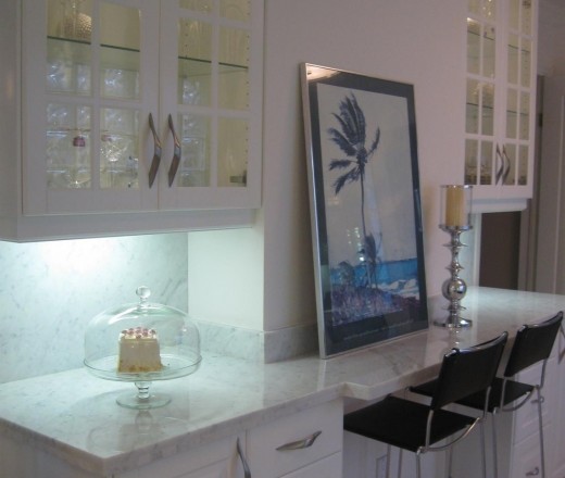 Burlington IKEA cabinetry renovation eclectic-