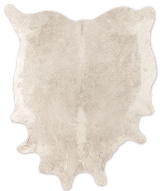 Cowhide Rug, White Modern Rugs by West Elm