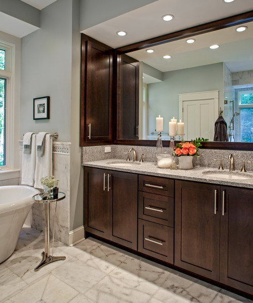 Modern Gray Sherwin Williams Bathroom