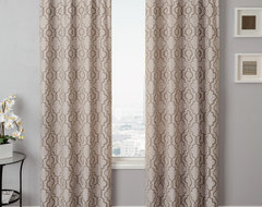 Blindsgalore Signature Drapery Panel: Azure Tile traditional curtains