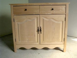 Unfinished French Style Pine Server. - Farmhouse - Buffets And ...