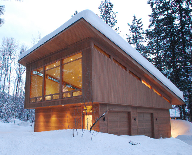 Mazama Guest Cabin - Modern - Garage And Shed - seattle - by FINNE 