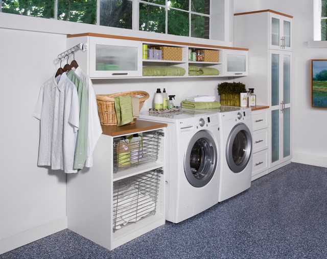 The Ultimate Laundry Room - contemporary - laundry room - new york 